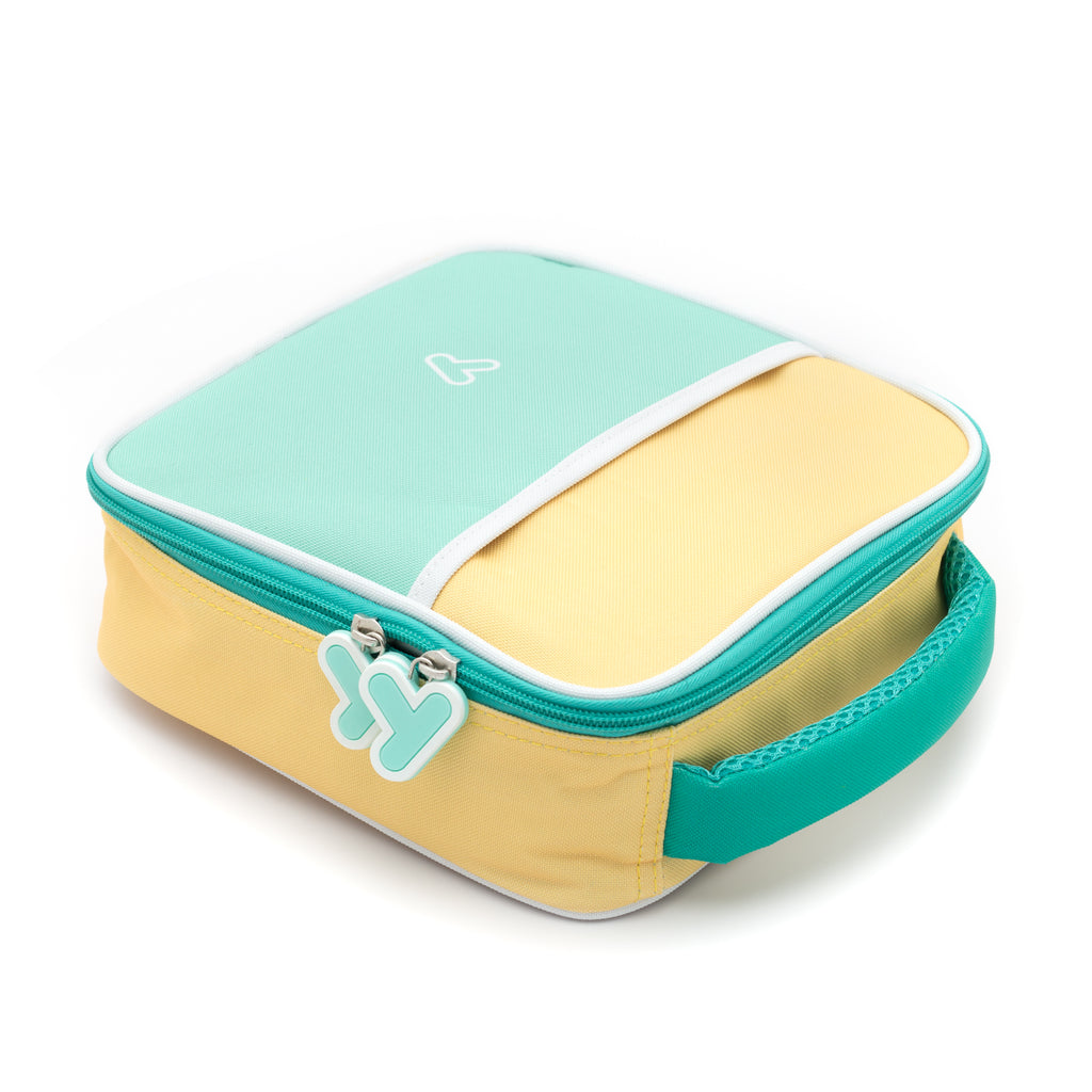 Yellow Mint Yurica Insulated Lunchbox Carrier Top