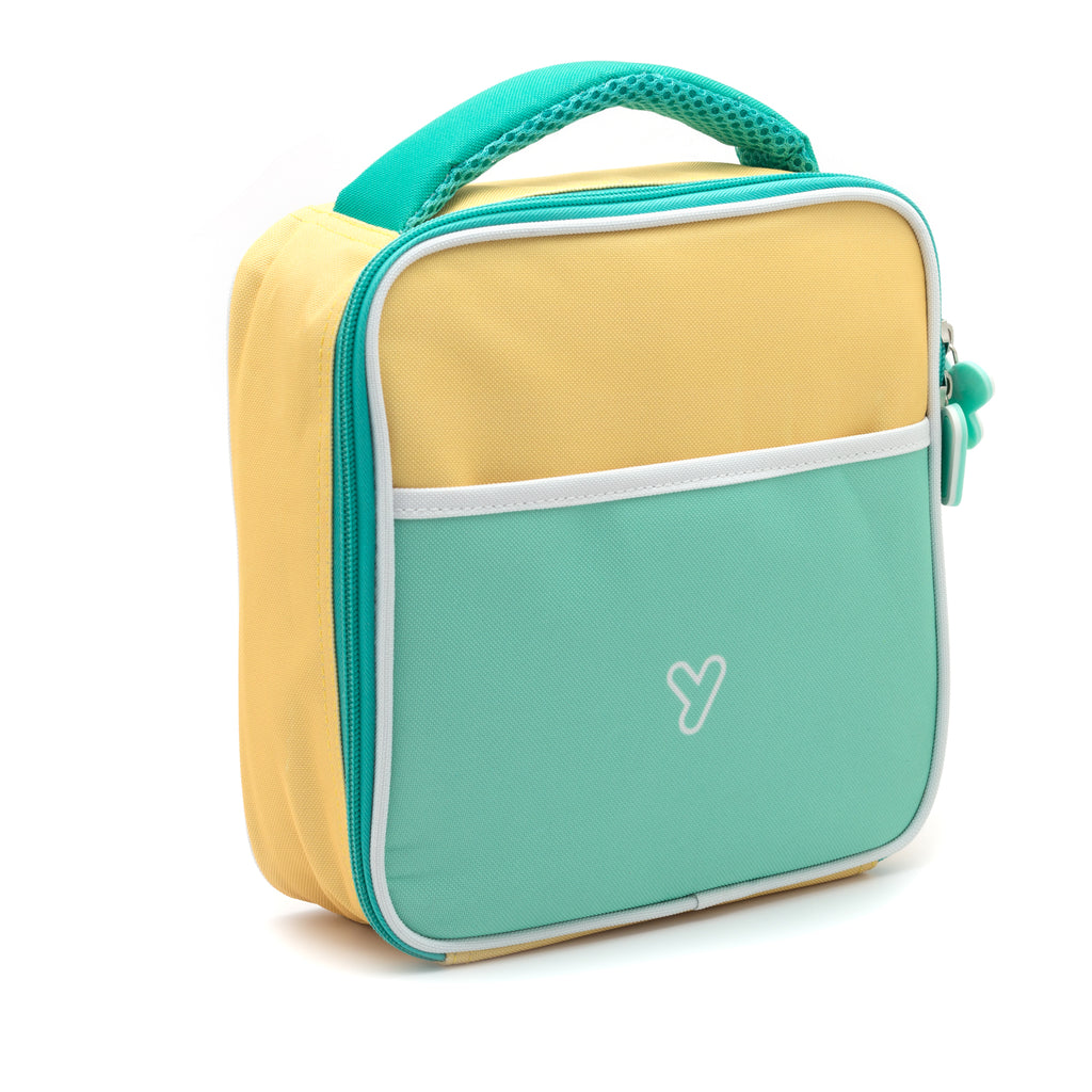 Yellow Mint Yurica Insulated Lunchbox Carrier Side